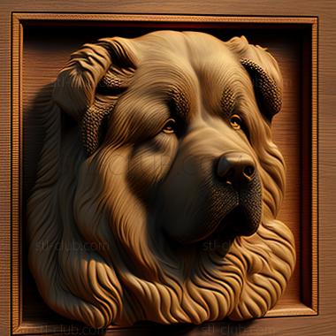 3D model st Caucasian Shepherd dog (STL)